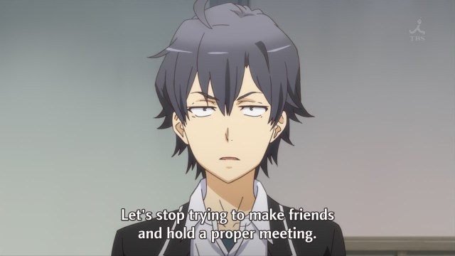 OreGairu S2 episode 10 anime notes - Hikigaya Hachiman doesn't need friends
