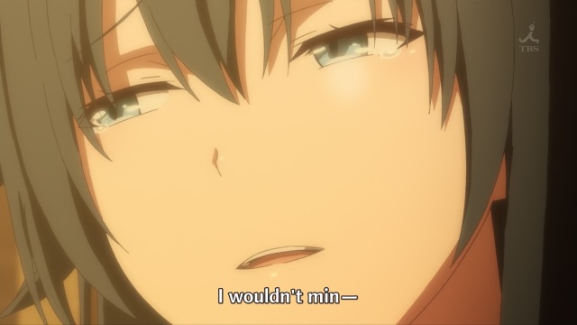 OreGairu S2 episode 13 anime notes - Yukinoshita Yukino gives in, crying