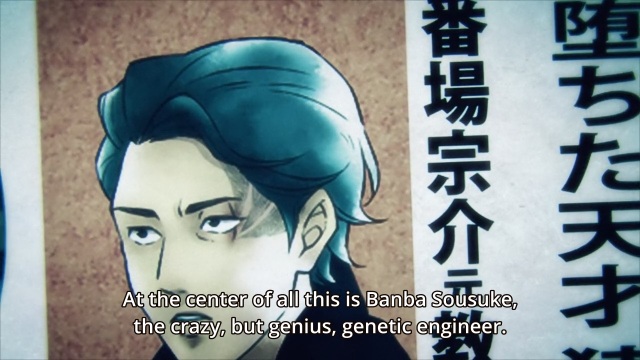 Kagewani Shou Episode 1 - Banba Sousuke, mad scientist