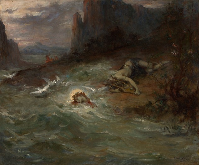The Death of Orpheus- Henri Leopold Lévy, 1870
